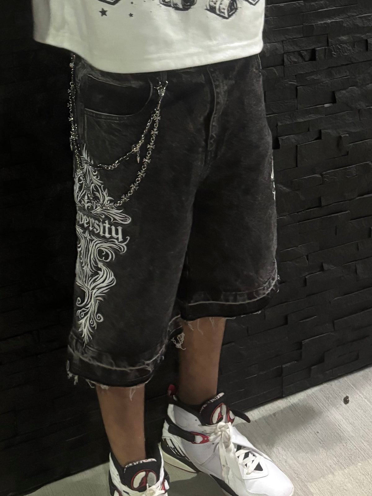ADVERITY SIGNATURE DENIM JORTS