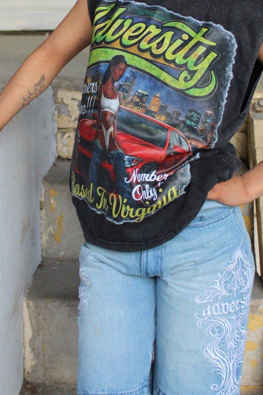 ADVERITY SIGNATURE DENIM JORTS