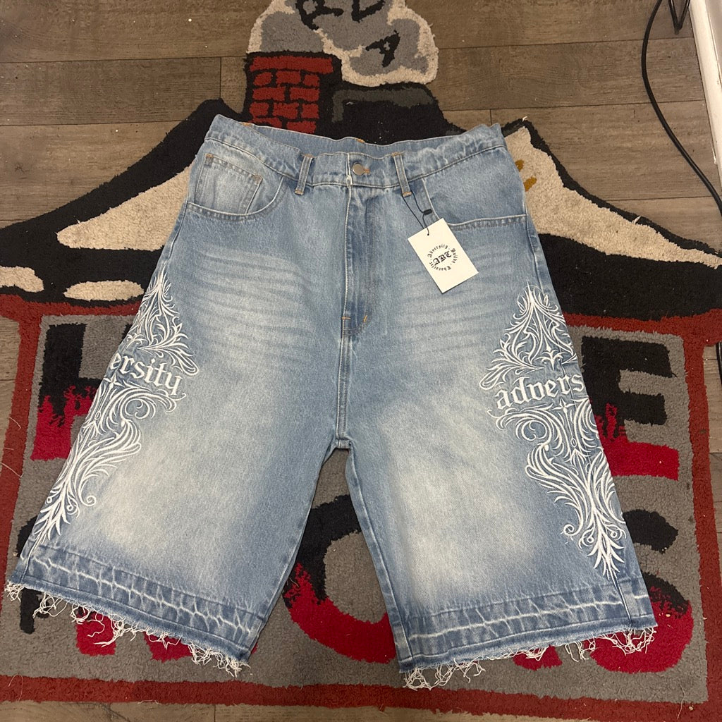 ADVERITY SIGNATURE DENIM JORTS