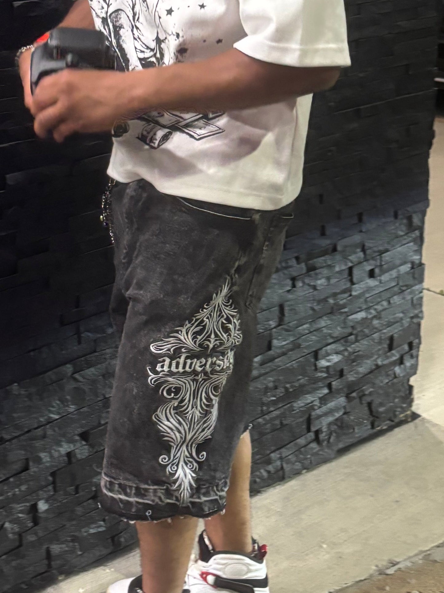 ADVERITY SIGNATURE DENIM JORTS