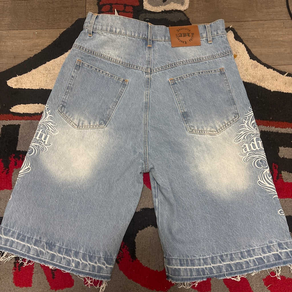 ADVERITY SIGNATURE DENIM JORTS