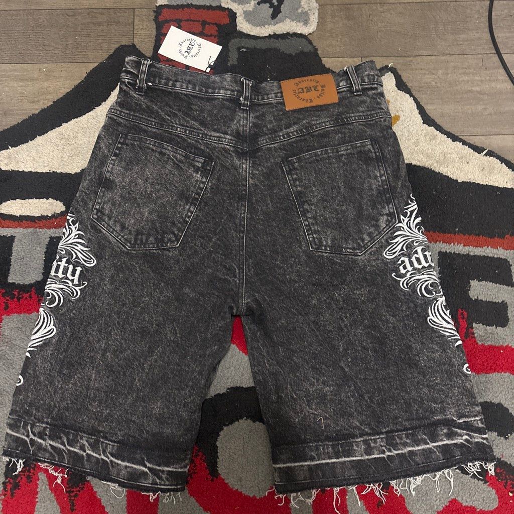 ADVERITY SIGNATURE DENIM JORTS